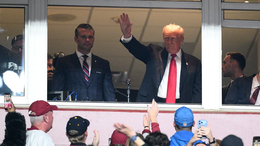 Trump booed by crowd at NFL game in Washington