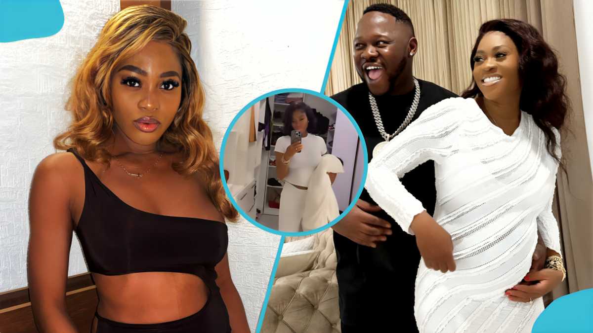 Eazzy makes first public appearance after welcoming new baby with Medikal