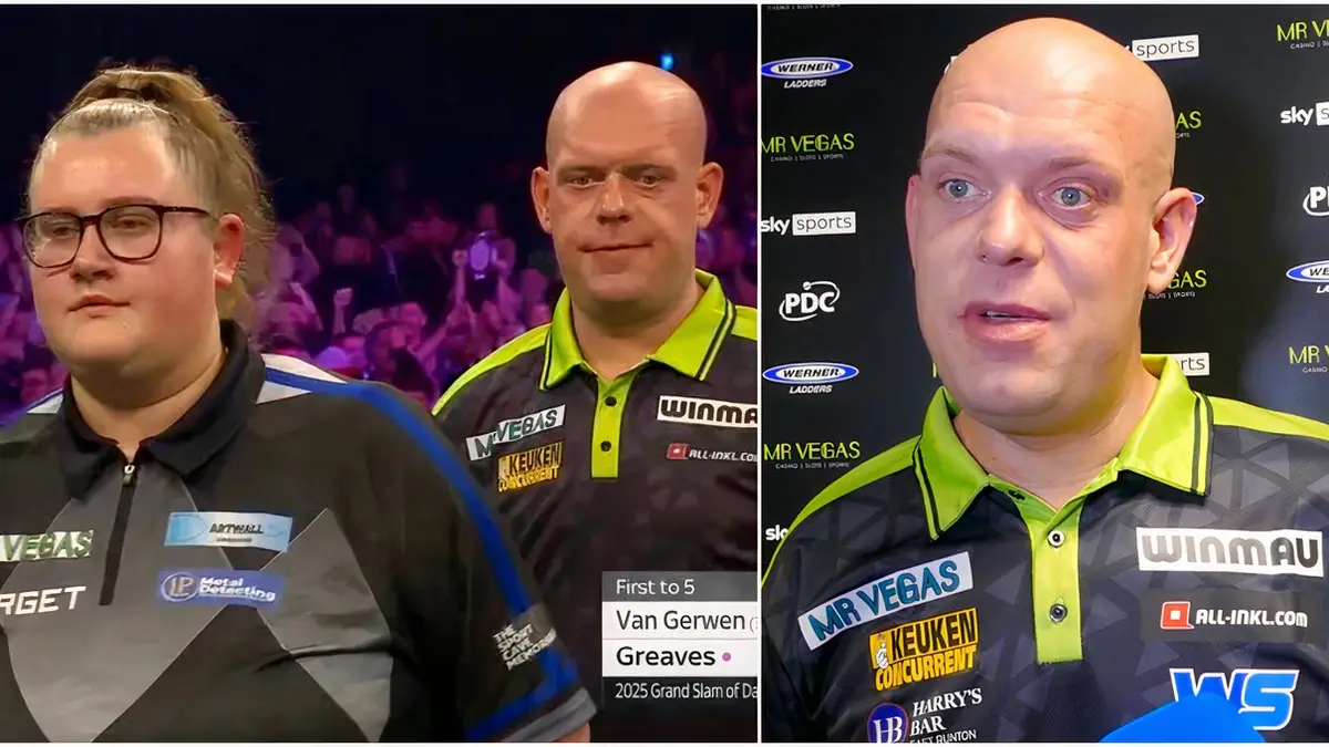 Michael van Gerwen's Warning to Beau Greaves After Grand Slam Darts Victory