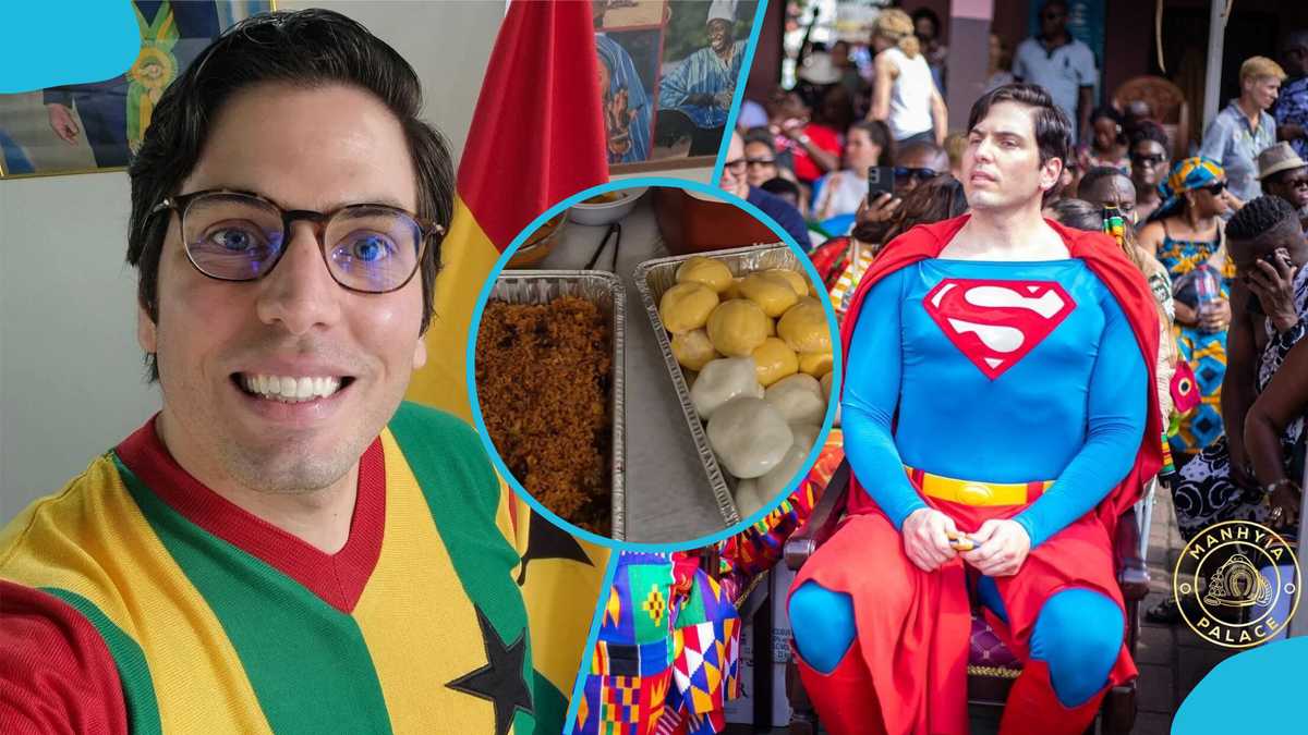Ghanaian embassy hosts Superman with traditional meals and highlife entertainment