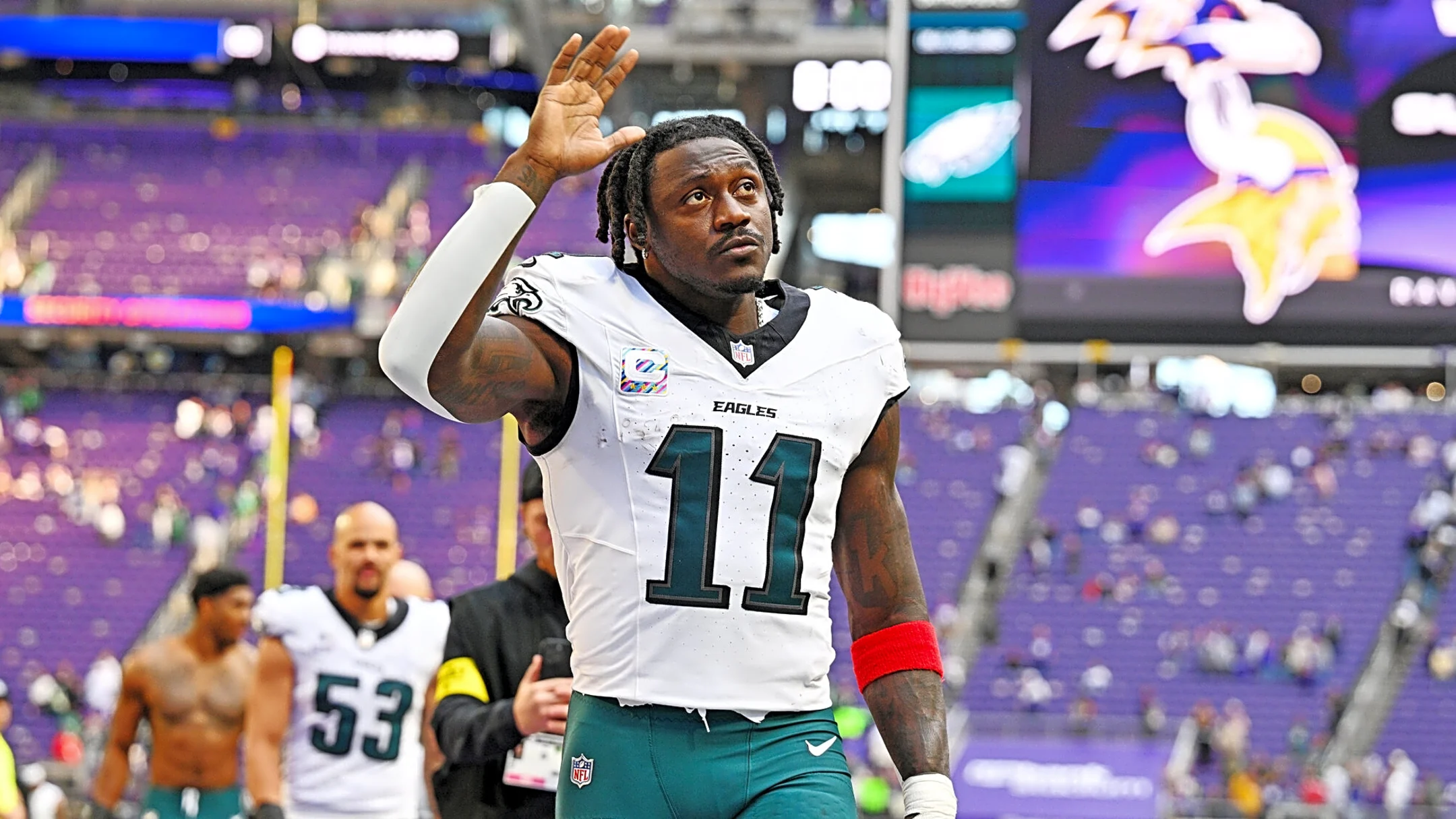 A.J. Brown expected to return after bye; Eagles listening to trade offers