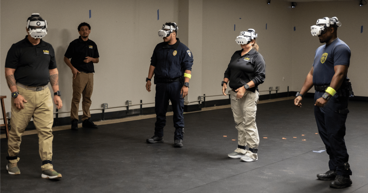 BRPD use virtual reality in de-escalation training at LSU