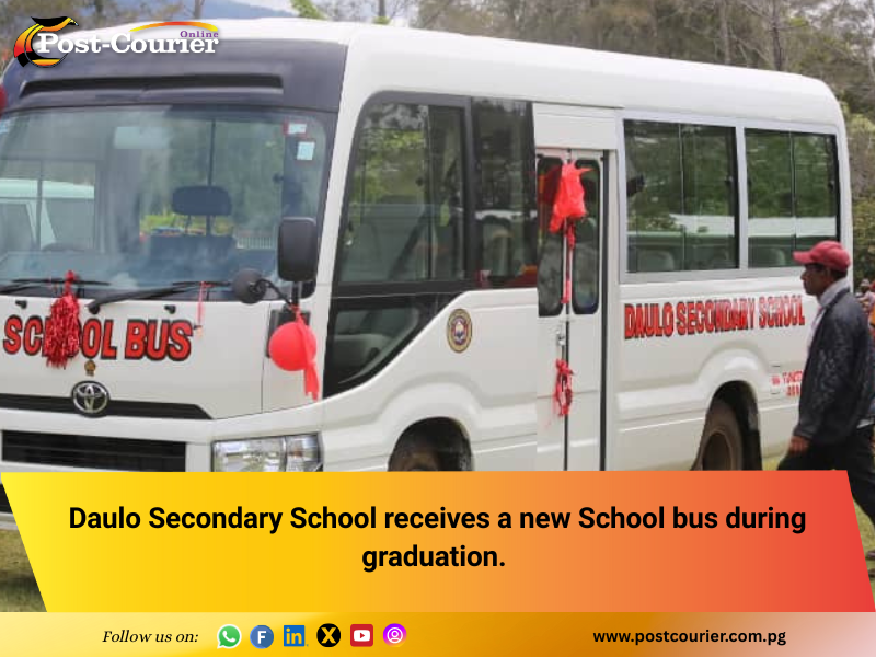 Daulo secondary school graduates 7th batch, receive new school bus