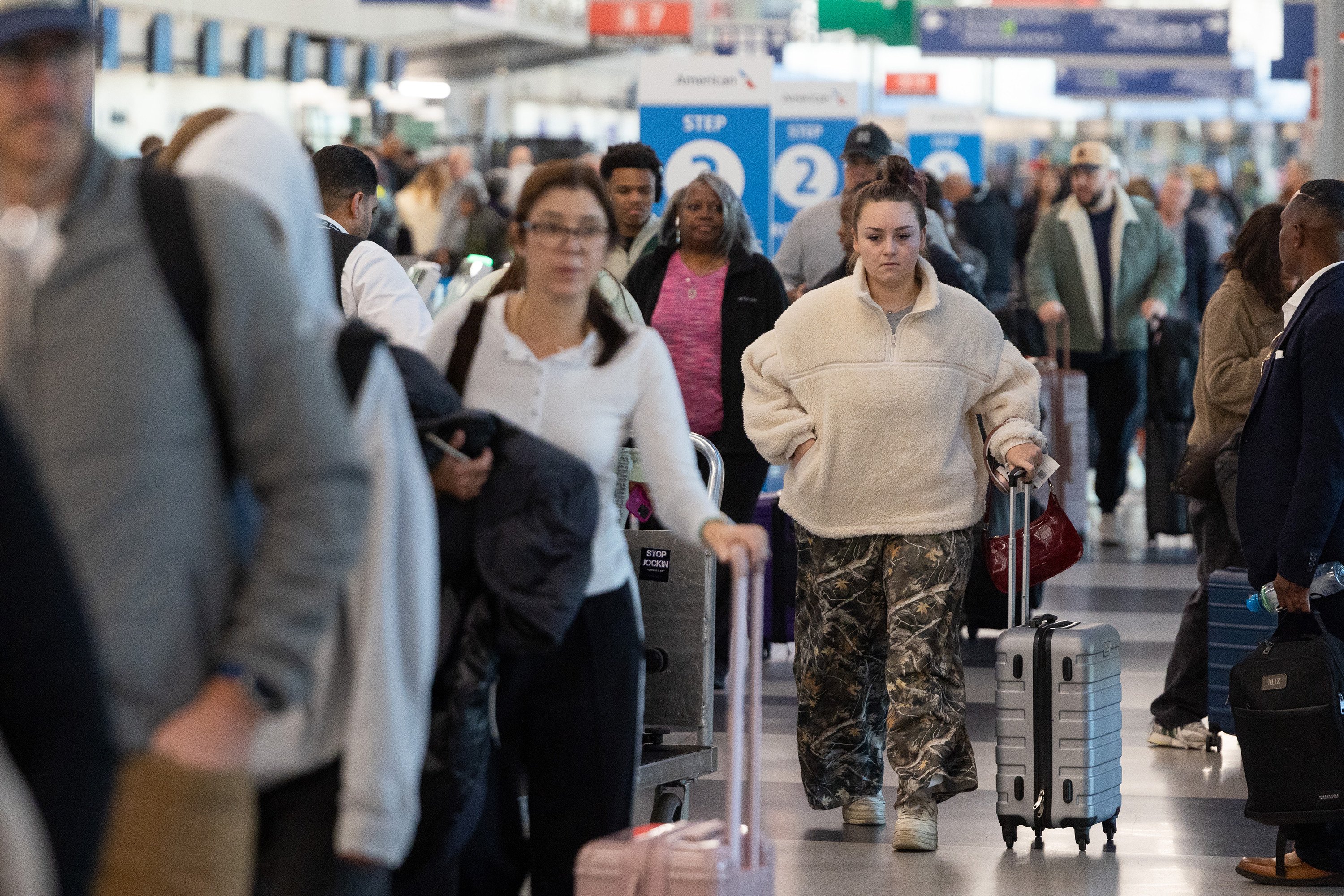 US air travel will fall to a trickle due to shutdown, transport secretary says