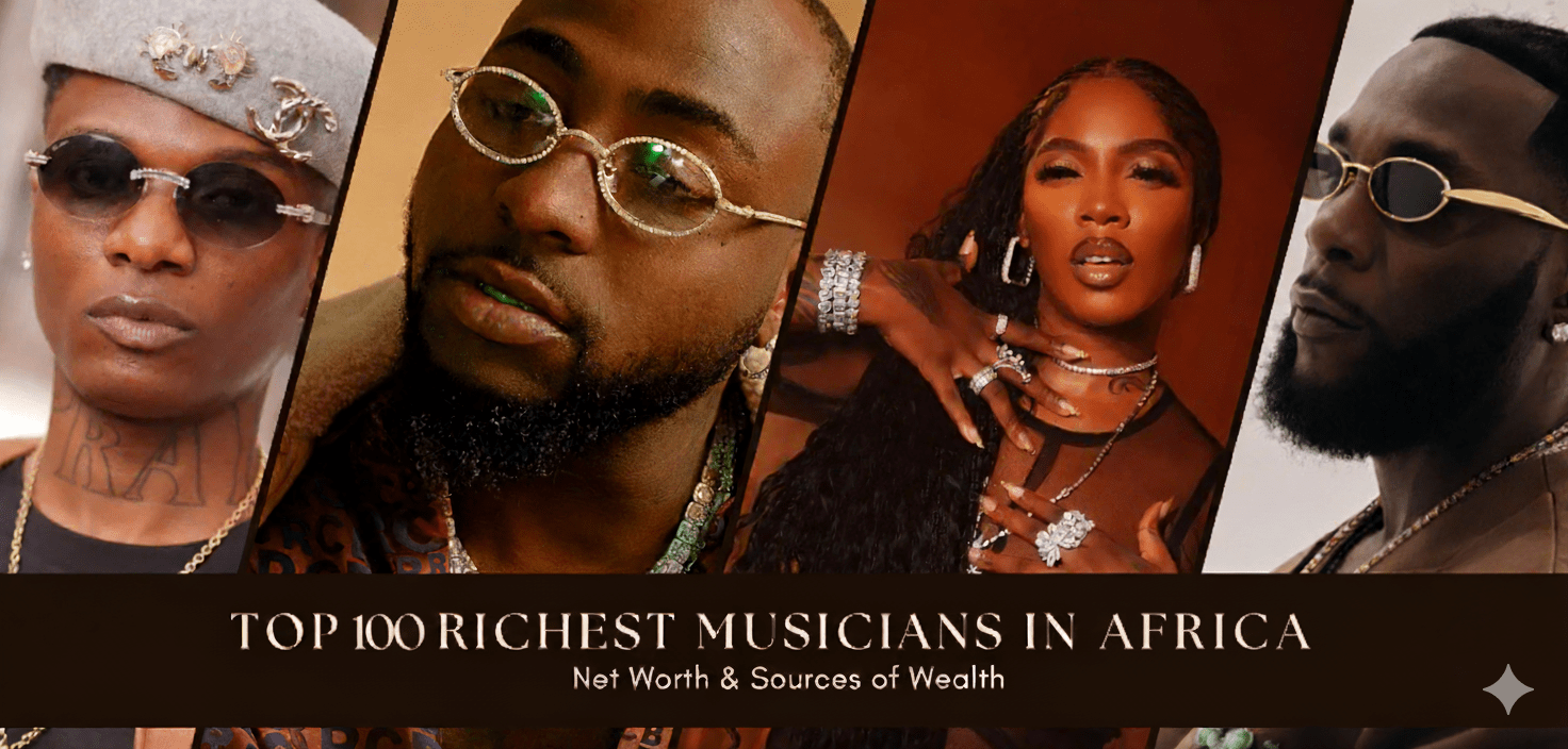 Top 100 Richest Musicians in Africa 2025 – Complete Forbes List