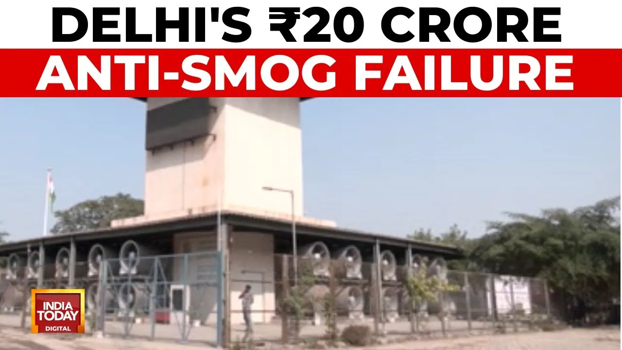 ₹20 Crore Smog Tower in Delhi Now Lies Defunct, A Monument To Failed Solutions