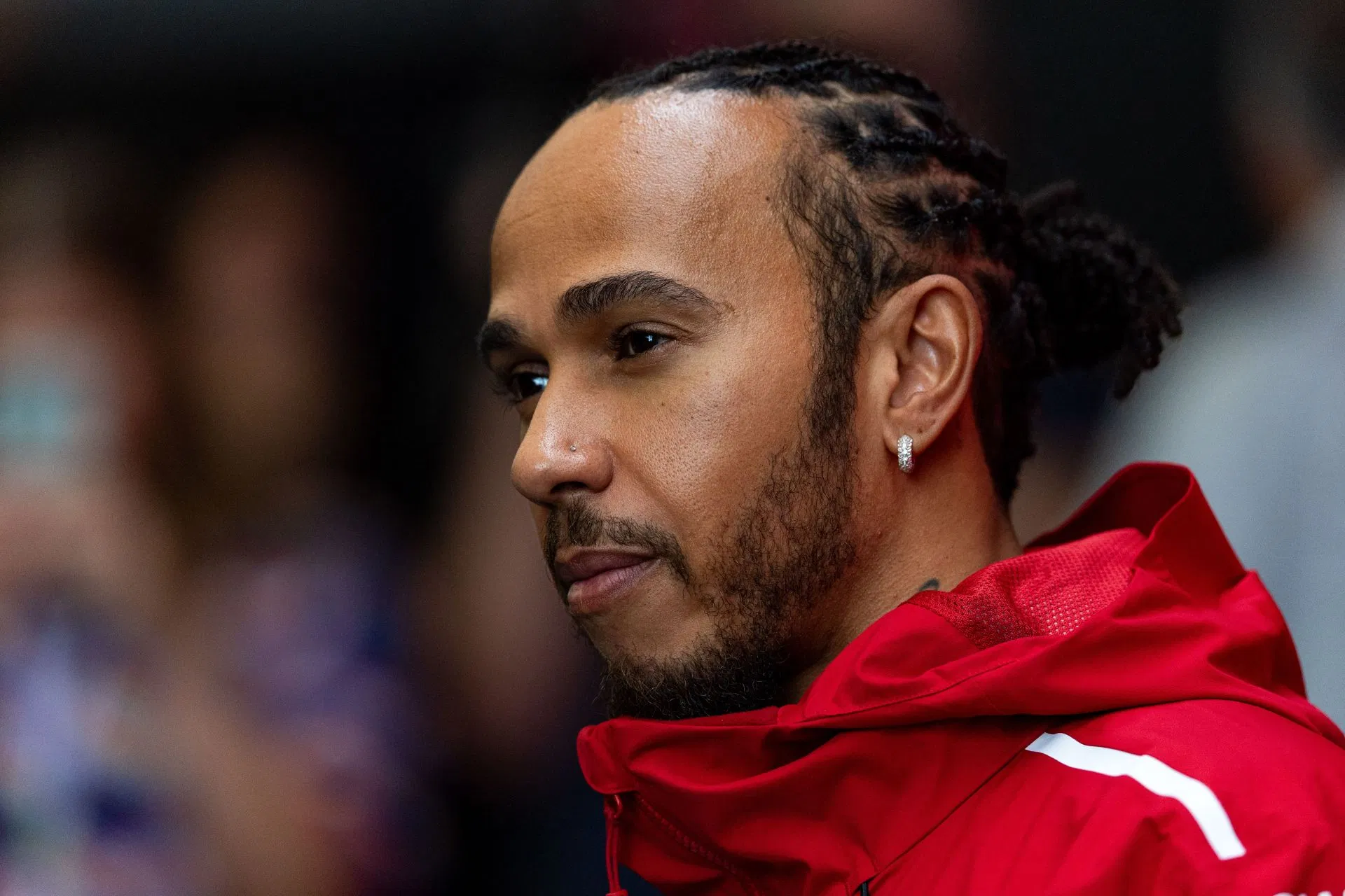 A sombre looking Lewis Hamilton apologizes to Ferrari after a disastrous F1 Brazilian GP