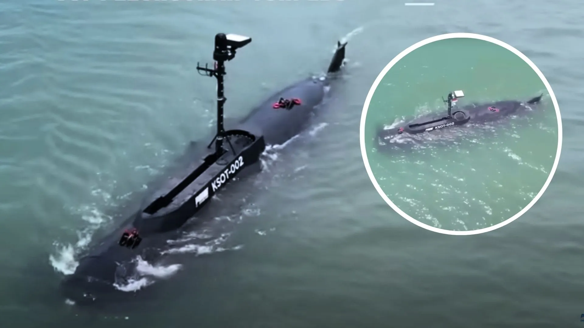 Torpedo fired from autonomous submarine, delivers unmatched precision