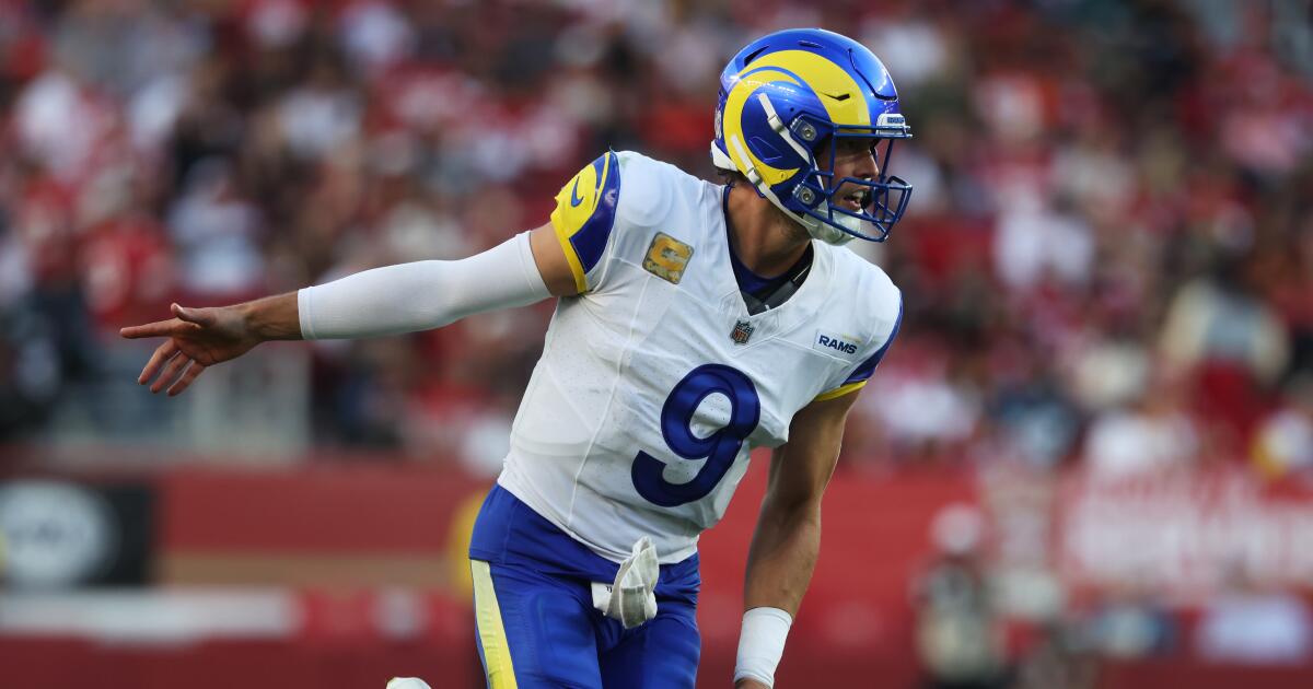 The Sports Report: Matthew Stafford continues his amazing season in Rams victory