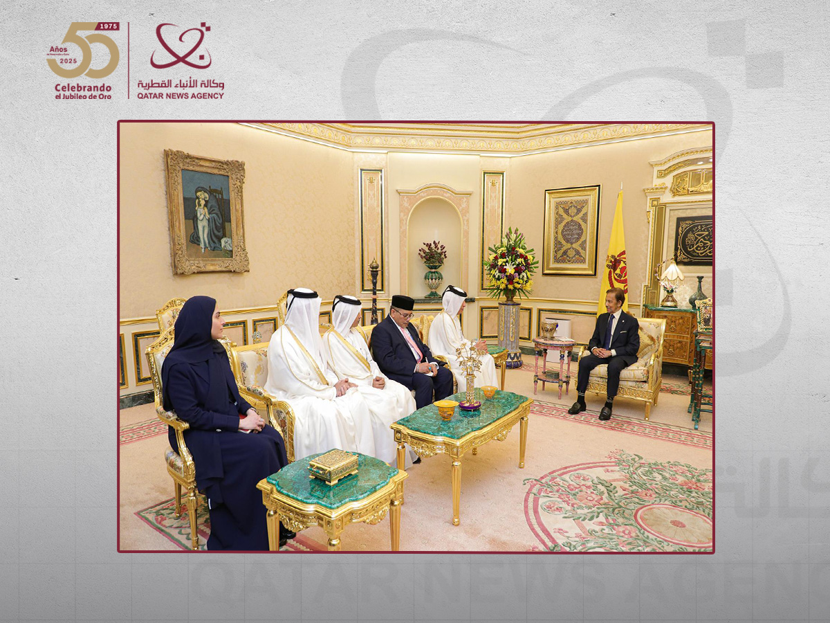 Sultan of Brunei Darussalam Meets Minister of State for Foreign Affairs