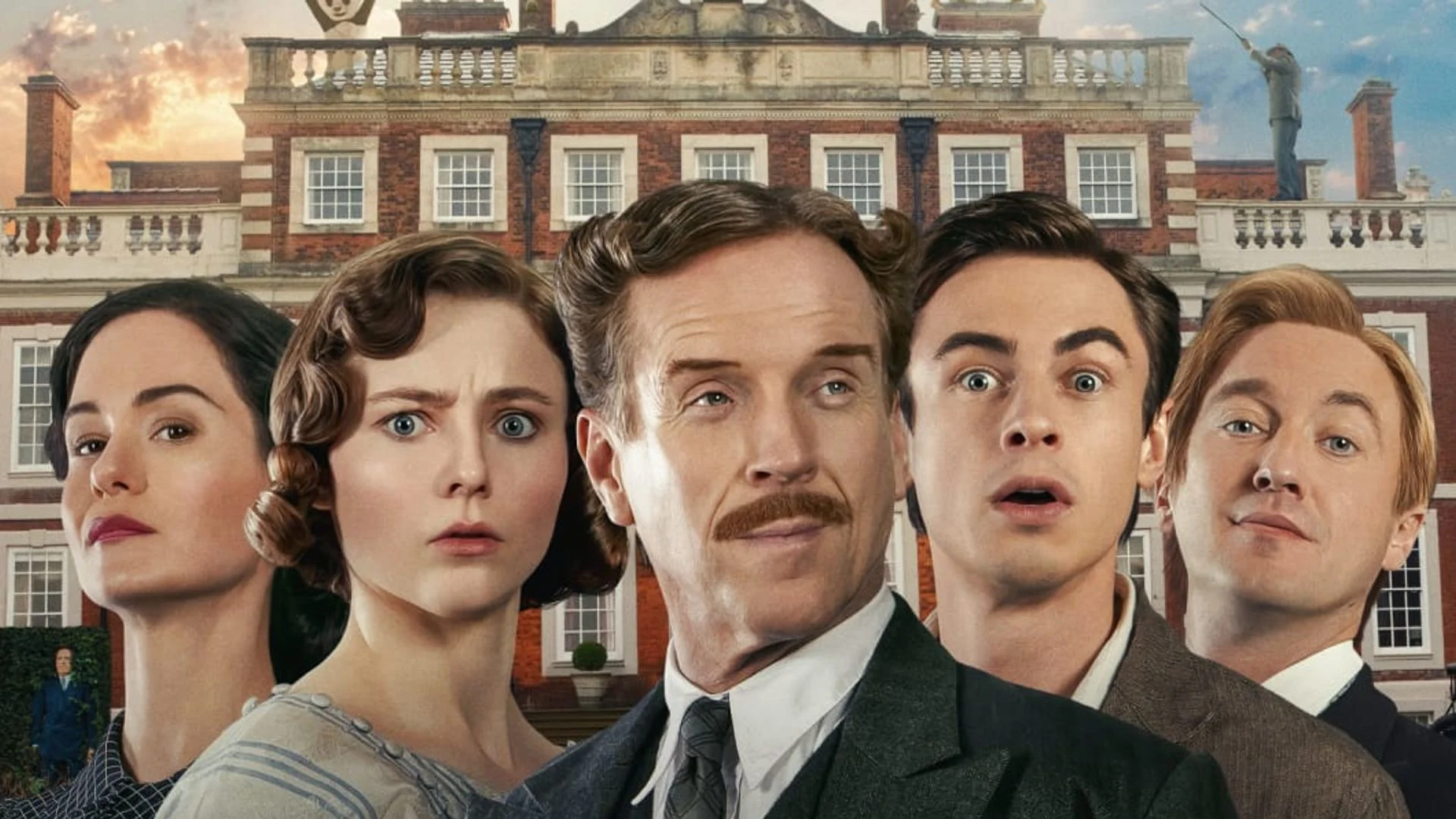Agatha Christie meets Downton Abbey in this hilarious one-of-a-kind period drama