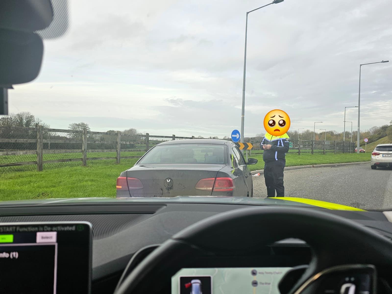 Kilkenny gardai take pop at Offaly team after motorist pulled for two offences