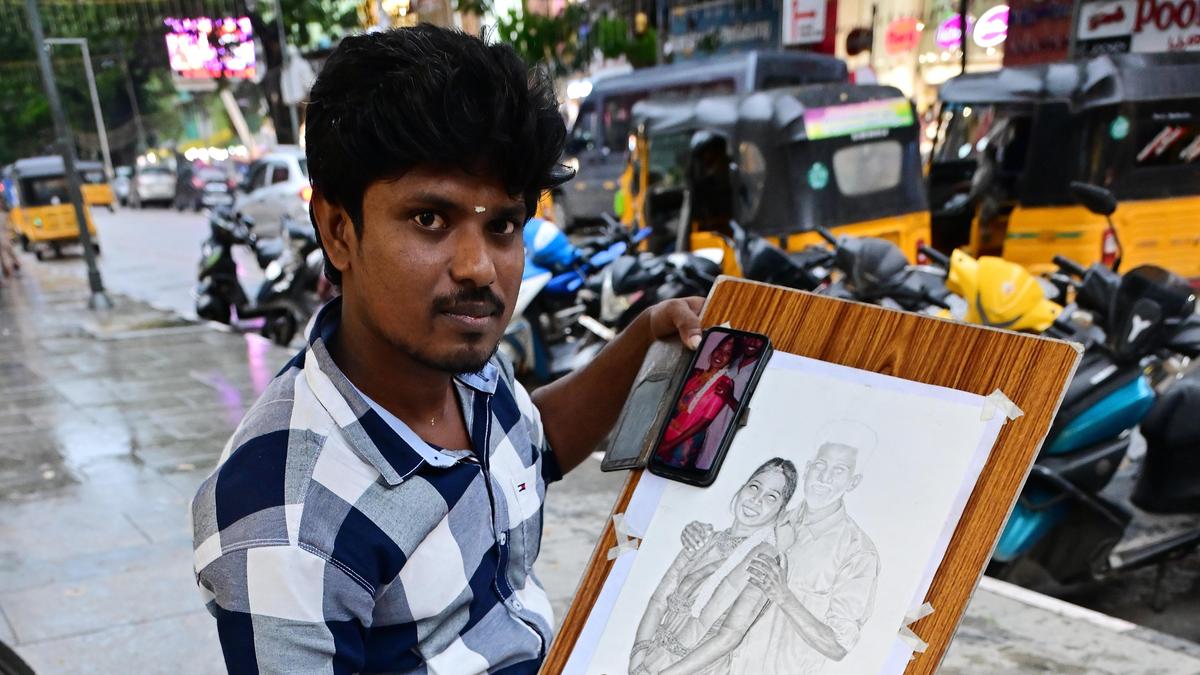 These artists in Chennai’s Pondy Bazaar turn heads with their art