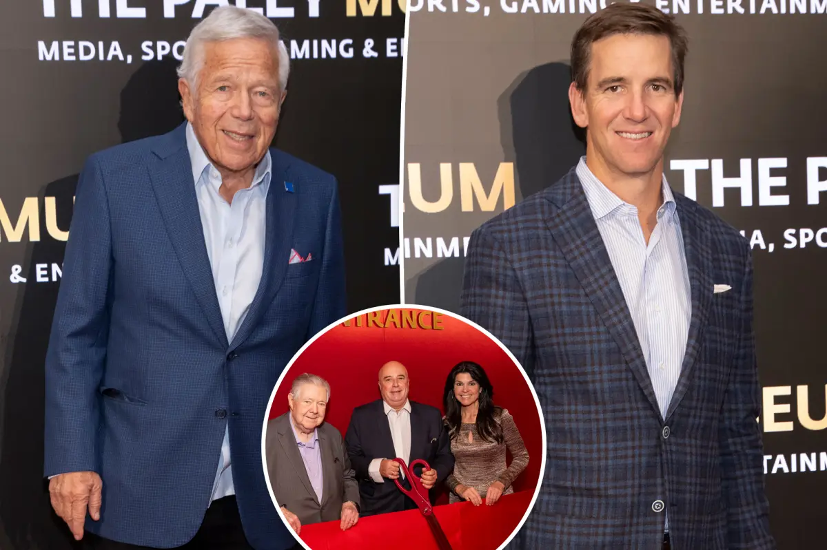 Eli Manning, Robert Kraft celebrate Paley Museum anniversary