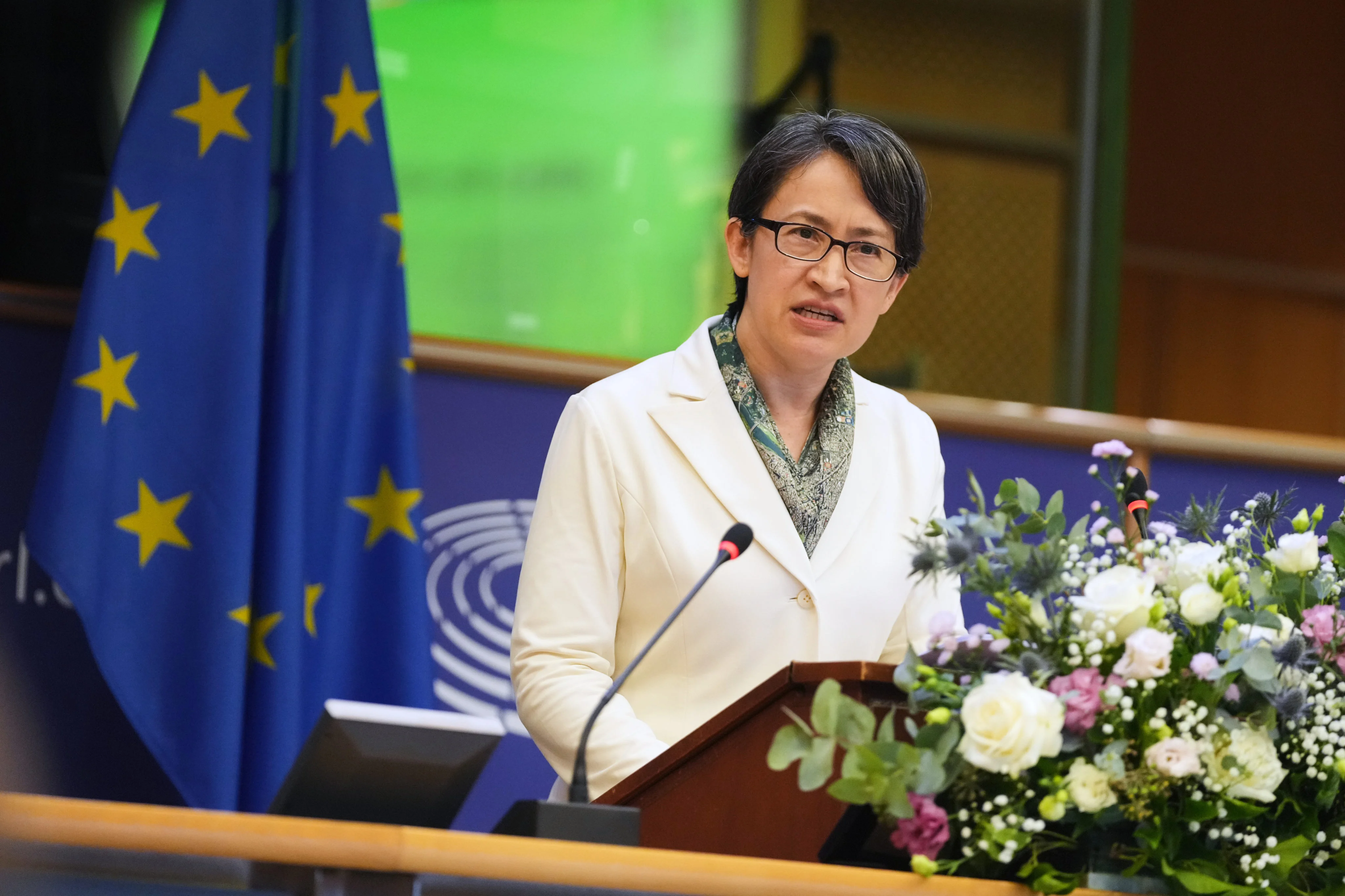 Taiwan’s No 2 leader makes shock speech at European Parliament