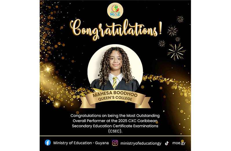 Guyana tops Caribbean at CSEC, CAPE once again