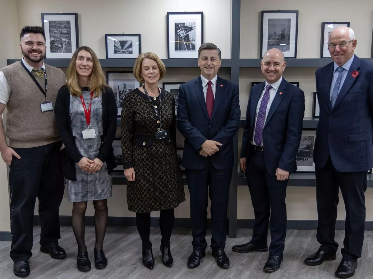 Scots Secretary of State Douglas Alexander MP visits college campus and Summerlee Museum in Coatbridge to hear about projects