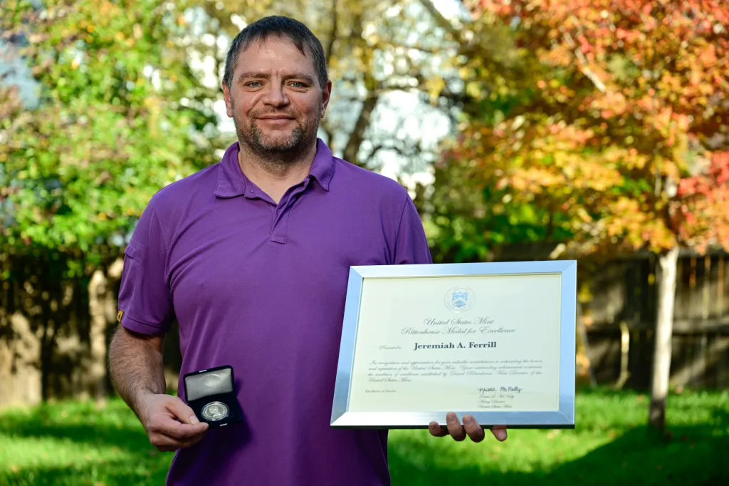 Jeremiah Ferrill of Superior earns one of the US Mint's top honors