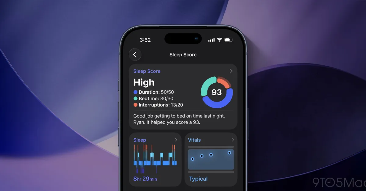 iOS 26.2’s new Sleep Score grades already feel like an upgrade