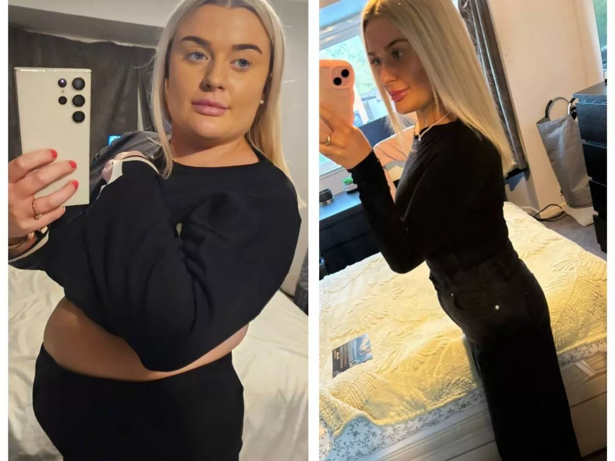 Woman lost 4st 8lb in nine months but could still end day with a beer