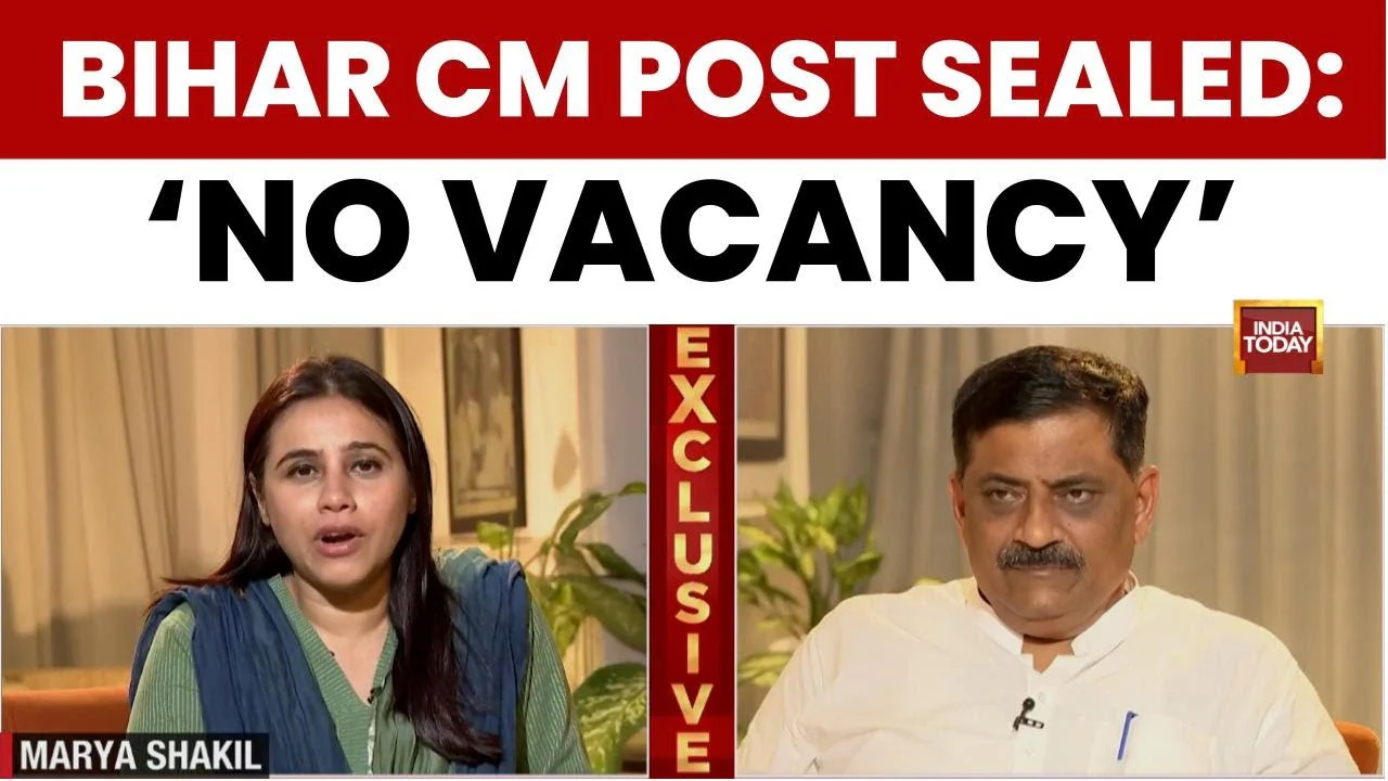 JDU President Sanjay Jha Exclusive Interview Says: Amit Shah Ends Bihar CM Suspense 'No Vacancy'