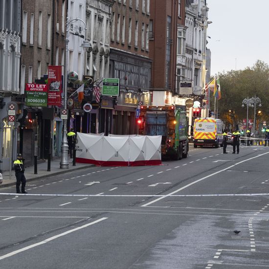 Man (30s) dies after being hit by truck on Dublin’s Dame Street