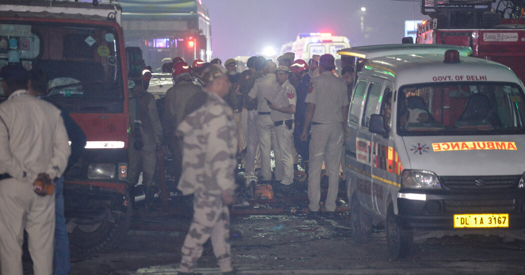 Explosion Reported Near Red Fort in New Delhi