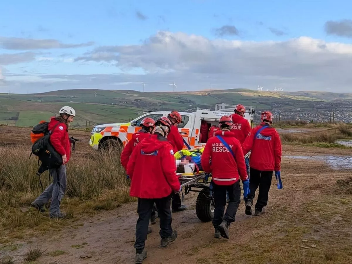 Mountain rescue teams called after man thrown from motocross bike in crash