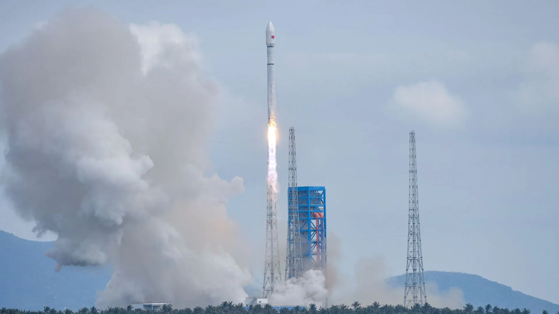 flight, three satellites lost