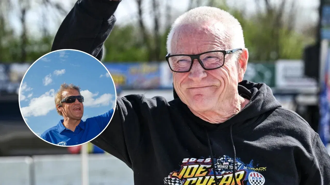 Mark Martin reacts to ‘old man’ Kenny Wallace’s championship-winning dirt season
