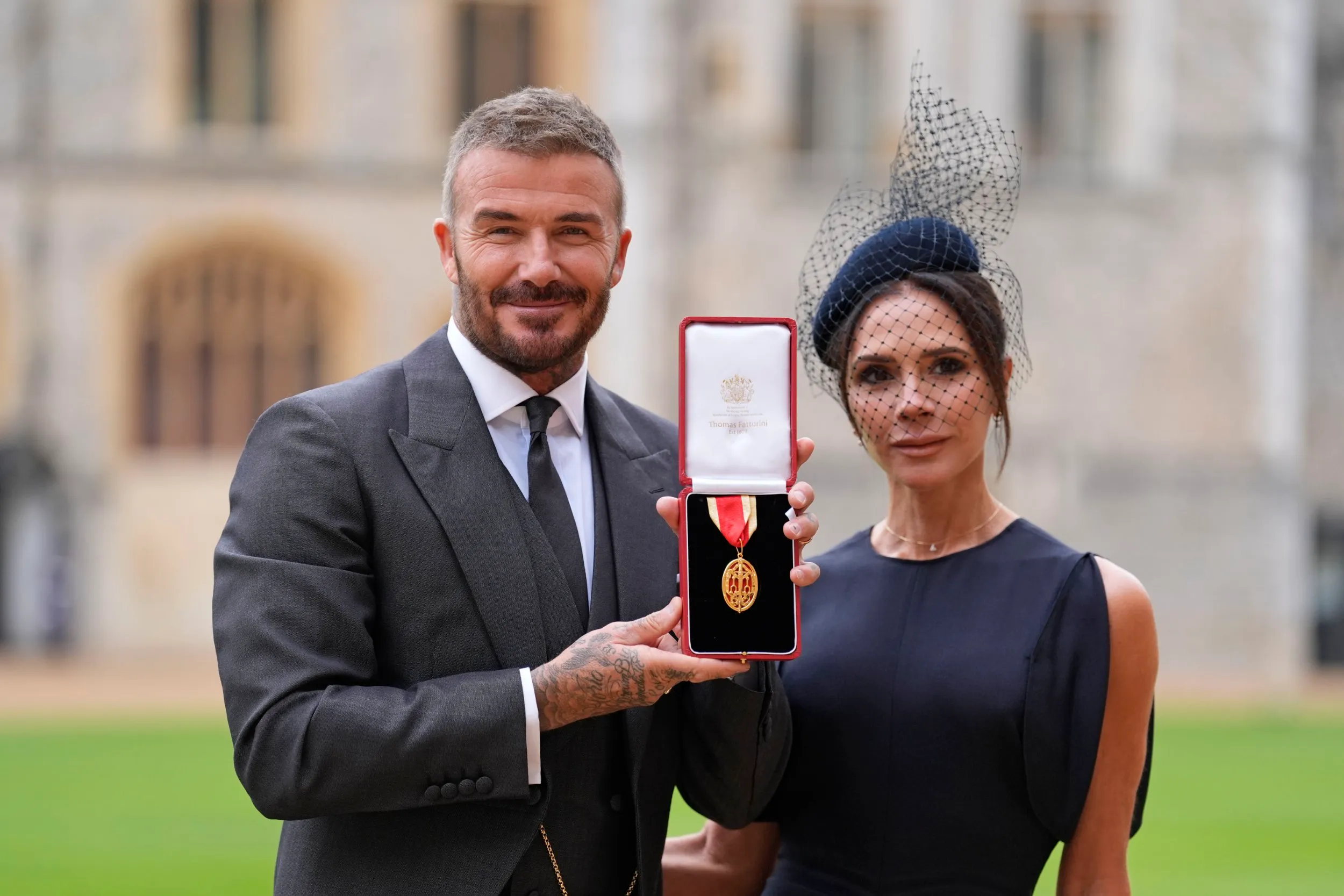 Victoria Beckham pays subtle tribute to Meghan Markle at knighthood ceremony