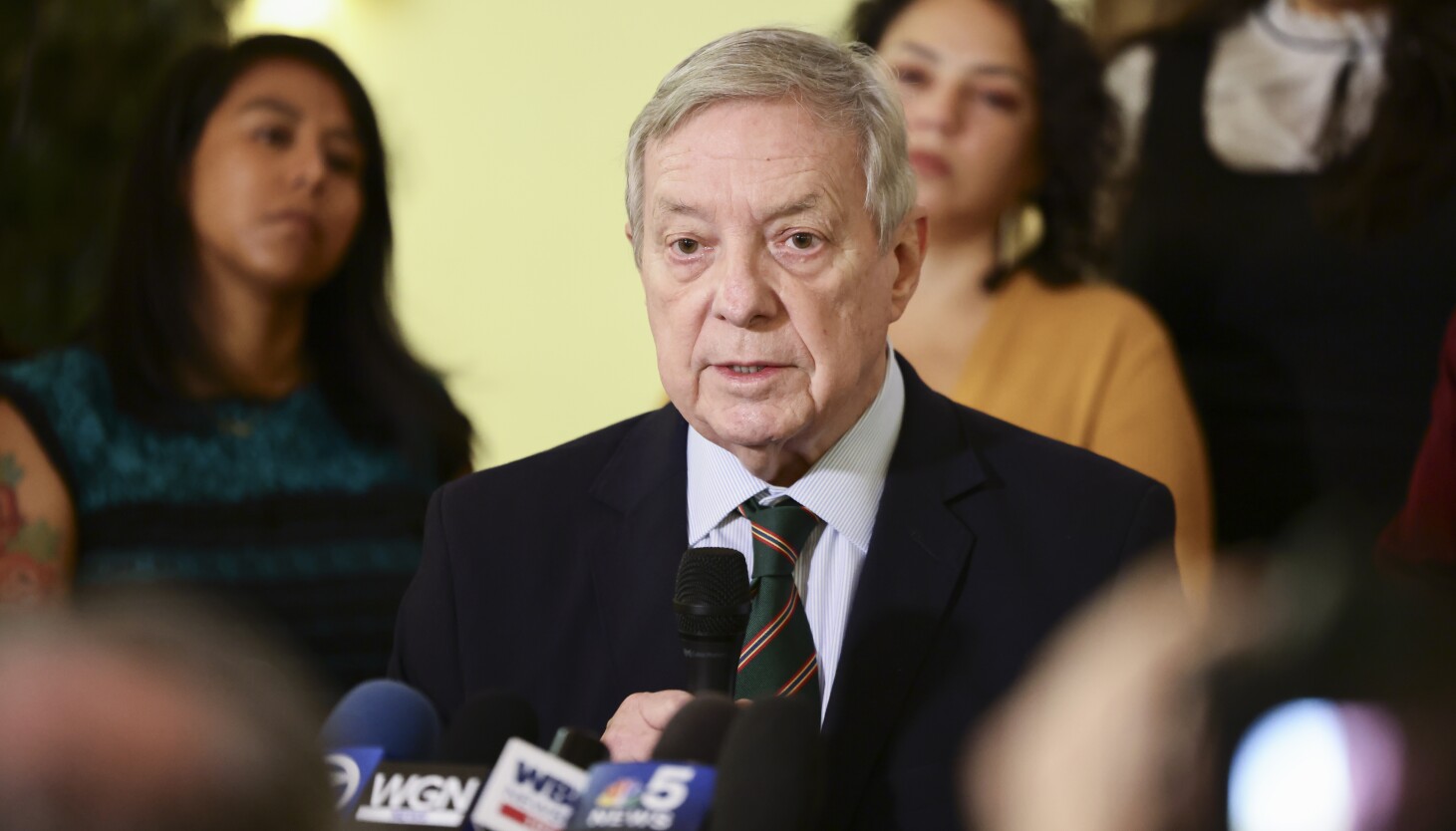 Sen. Dick Durbin facing backlash once again for joining GOP in measure to end government shutdown