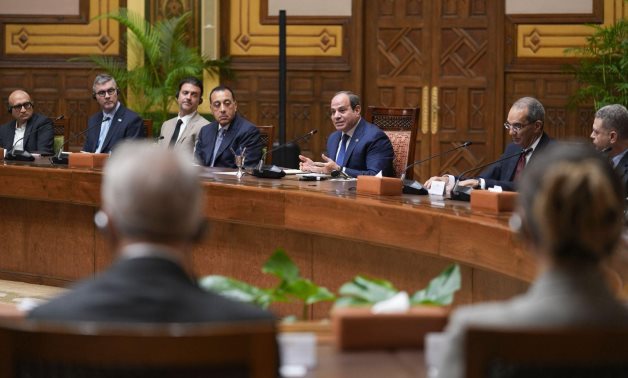 El Sisi meets with 52 global tech leaders to drive 75,000-job outsourcing expansion