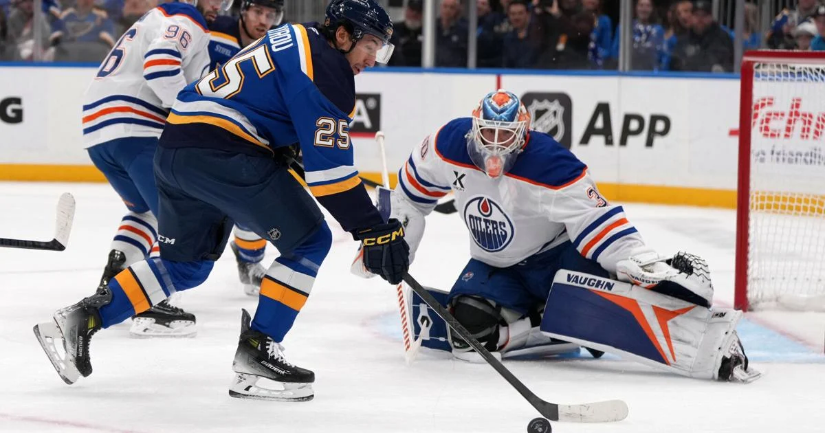 Blues pushing Dylan Holloway-Jordan Kyrou to get going