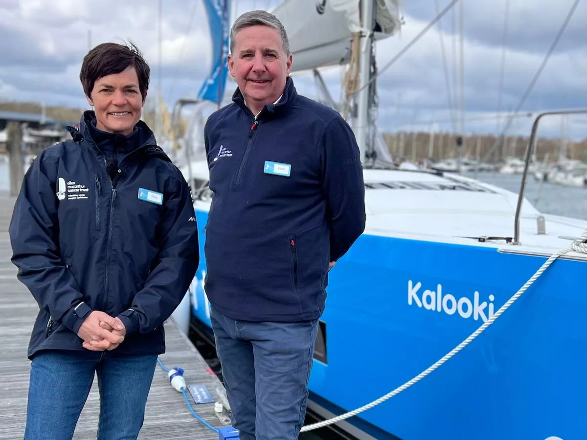 CEO celebrates 20 years at helm of Dame Ellen MacArthur's Ayrshire-based cancer charity