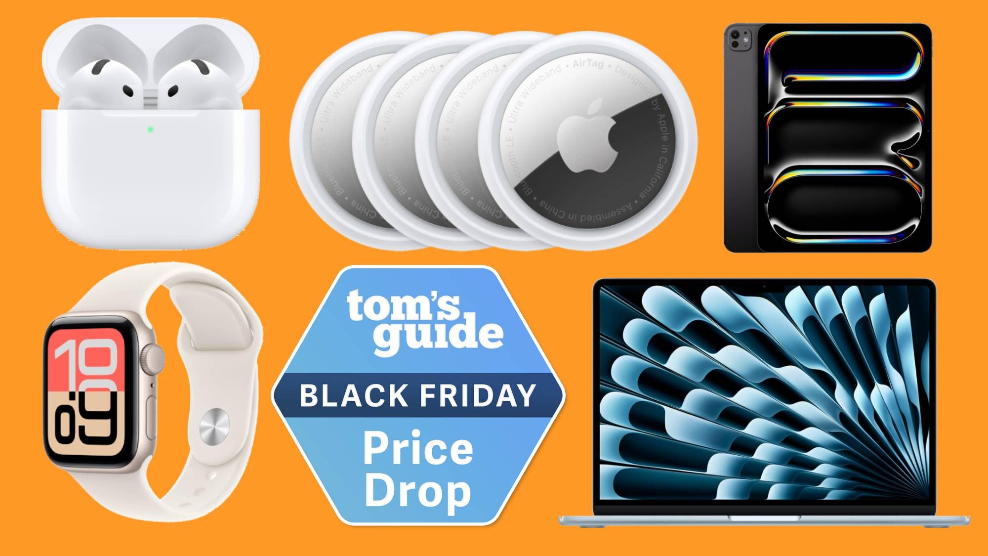 Black Friday Apple deals live from $24 - save up to 34% off AirPods, MacBooks, AirTags, Apple Watch and more
