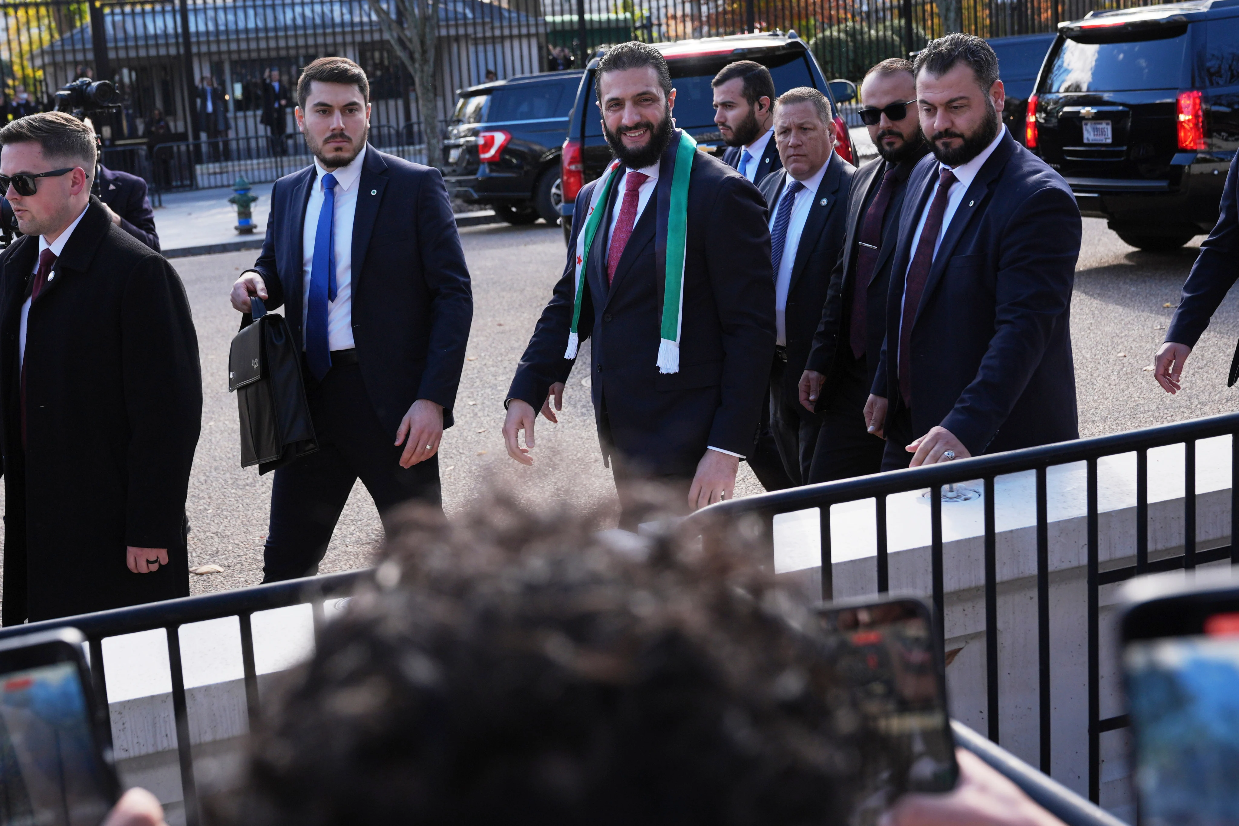 Trump hosts Syria’s President Sharaa, renews temporary waiver of sanctions