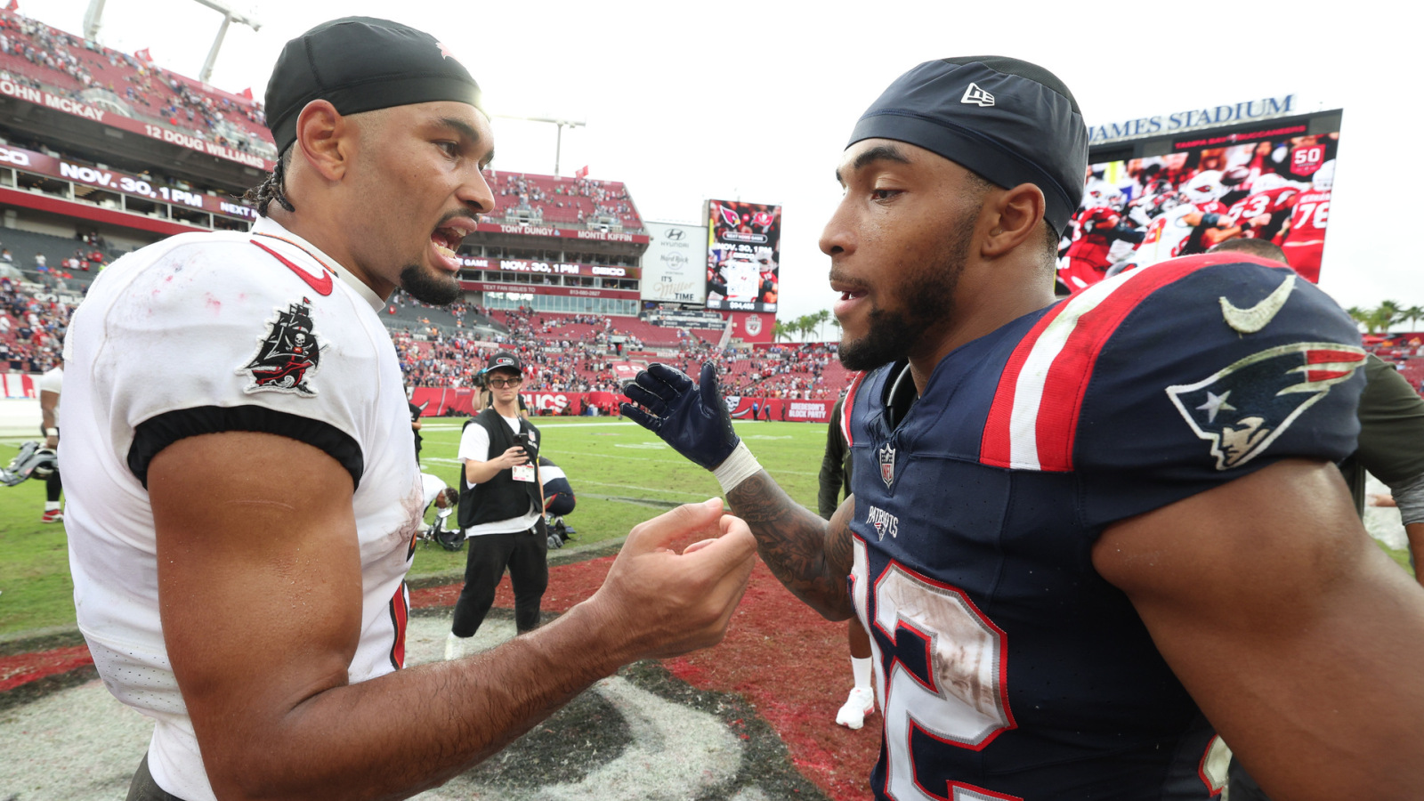 Patriots RB TreVeyon Henderson, Saints QB Tyler Shough headline list of NFL standout rookies from Week 10