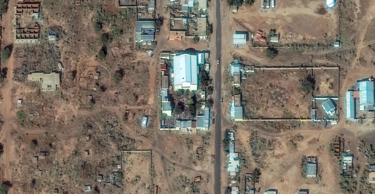 The bloodshed in Sudan is visible from space