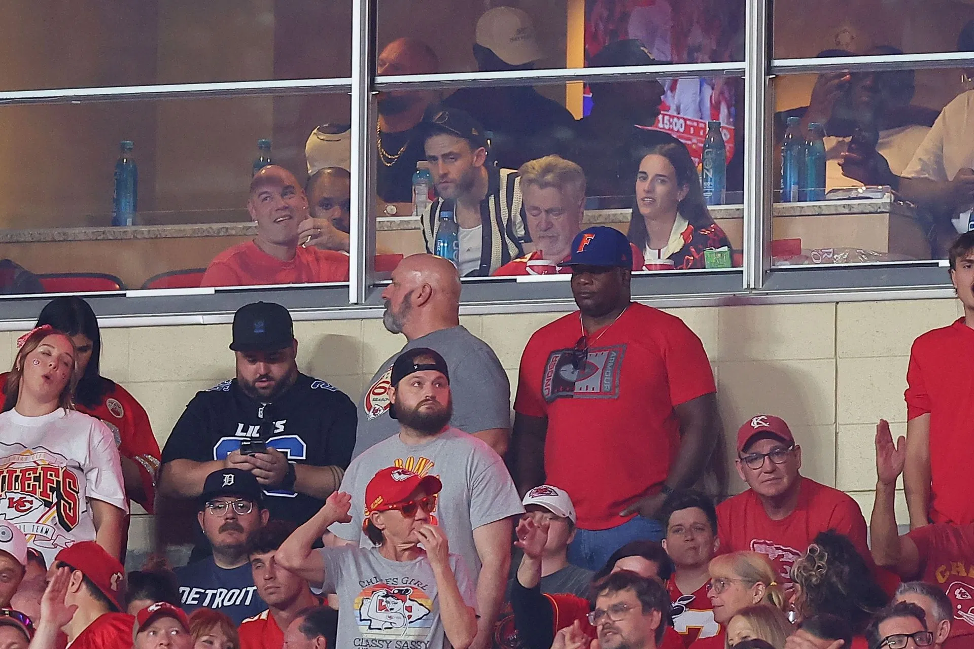 "Working for that Tayvis wedding invitation" - WNBA Fans Gush Over Caitlin Clark’s Unreleased Photo With Connor McCaffery From Travis Kelce's Game