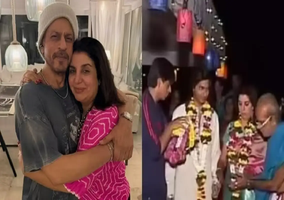 Farah Khan reacts to old video of Shah Rukh Khan performing her kanyadaan: WATCH