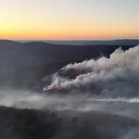Fire in Jefferson National Forest 65% contained as of Sunday
