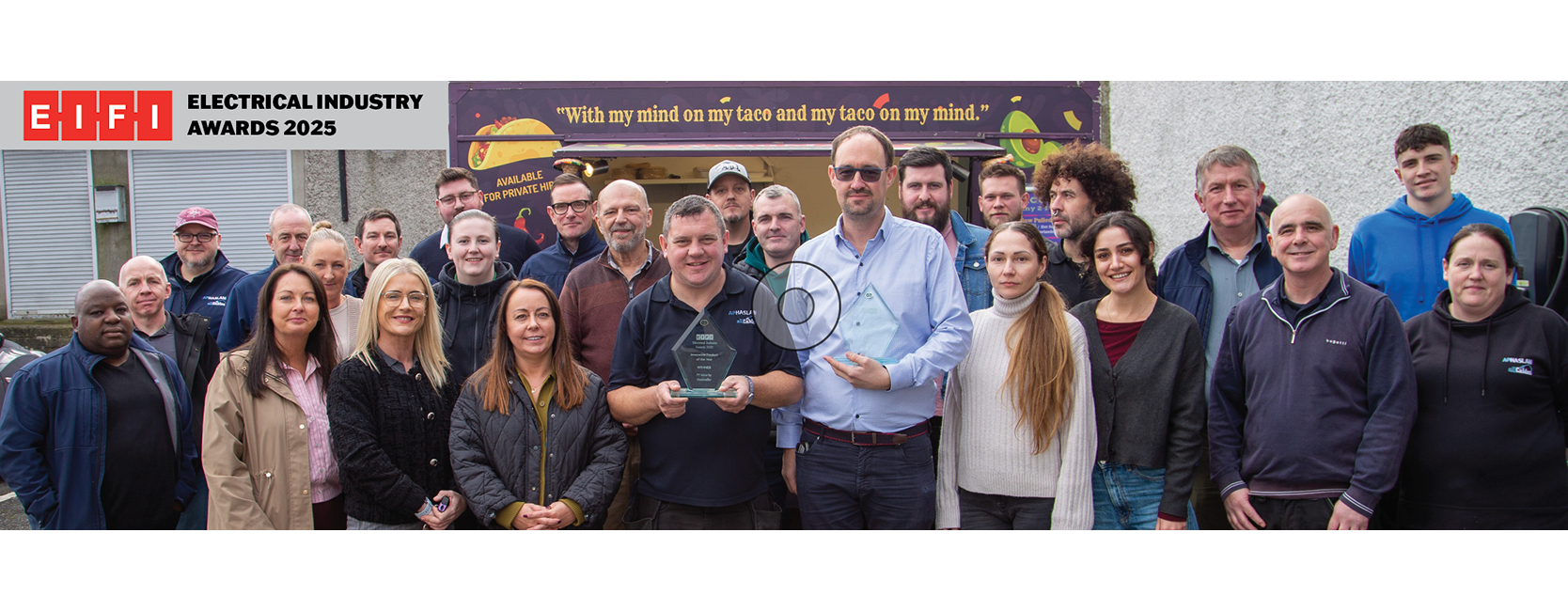 Double Triumph for AP Haslam at EIFI Awards Sparks Team Celebration