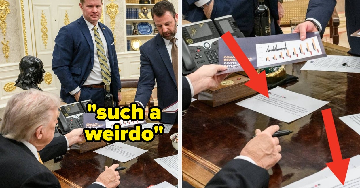 Trump's Weekend 'Work' Photos Raise Eyebrows Online