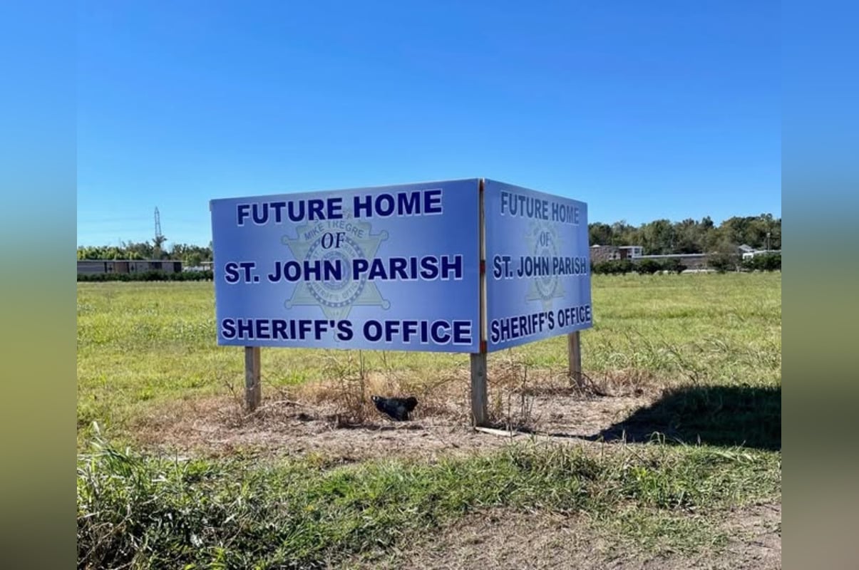St. John the Baptist Parish Unveils Plans for New Sheriff's Office in LaPlace to Enhance Law Enforcement Operations