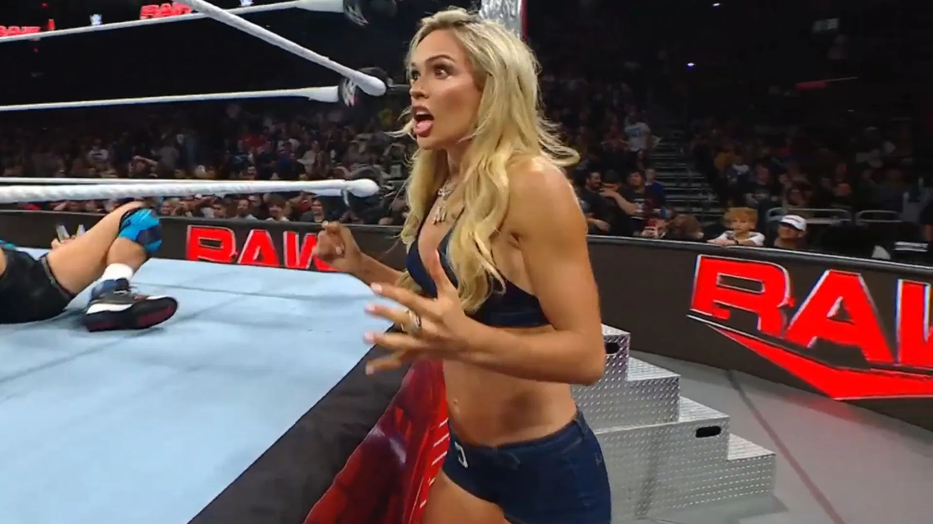 Maxxine Dupri breaks character to reveal secret about injured WWE star