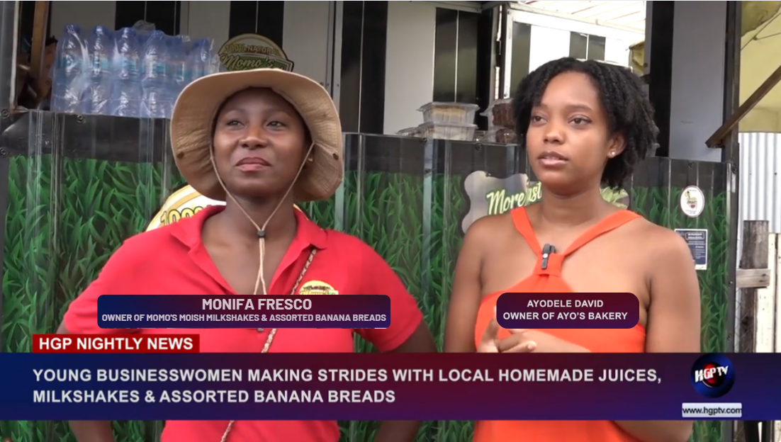 YOUNG BUSINESSWOMEN MAKING WAVES WITH LOCAL HOMEMADE JUICES, MILKSHAKES & ASSORTED BANANA BREADS
