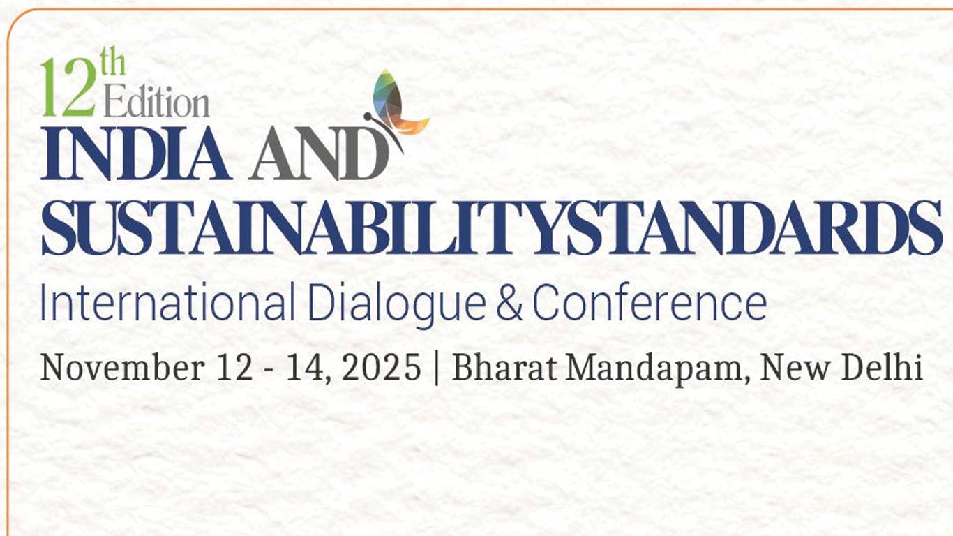 CRB To Host 12th India & Sustainability Standards Summit In New Delhi From Nov 12–14