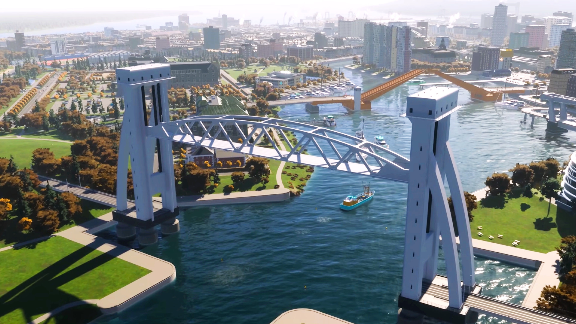 Cities Skylines 2's big Bridges and Ports expansion is a step in the right direction, but comes at too high a price