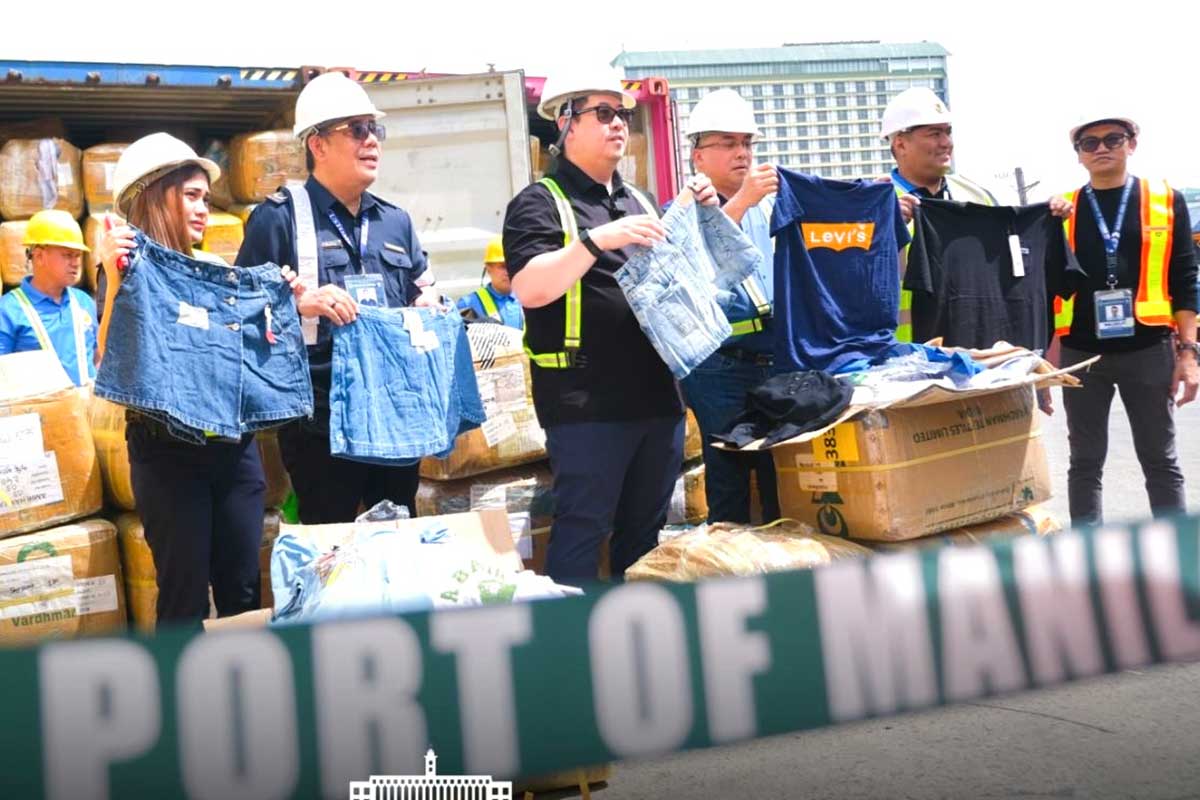 P482-M worth of fake branded apparel seized by BOC